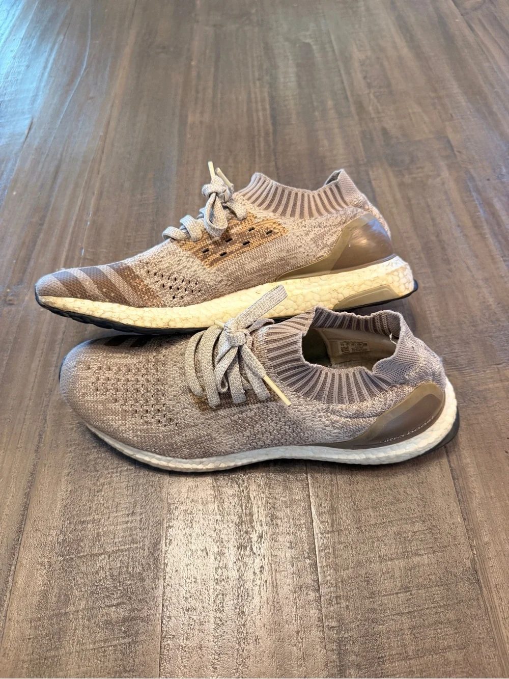 Adidas UltraBoost Men's Size 11 Uncaged  Khaki/Brown Athletic Sneakers BB4488